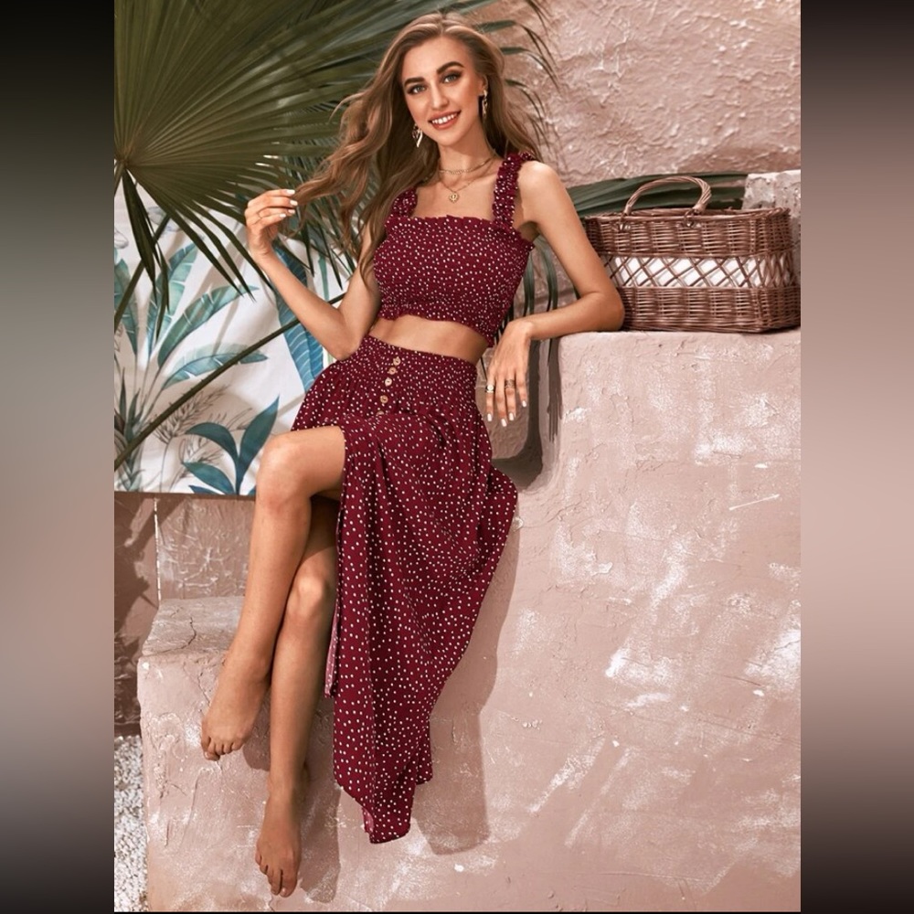 Shein polka dot set